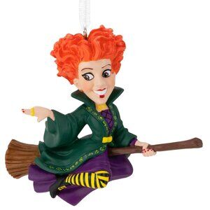 Hallmark Disney Hocus Pocus Winifred Sanderson Christmas Ornament Resin NEW